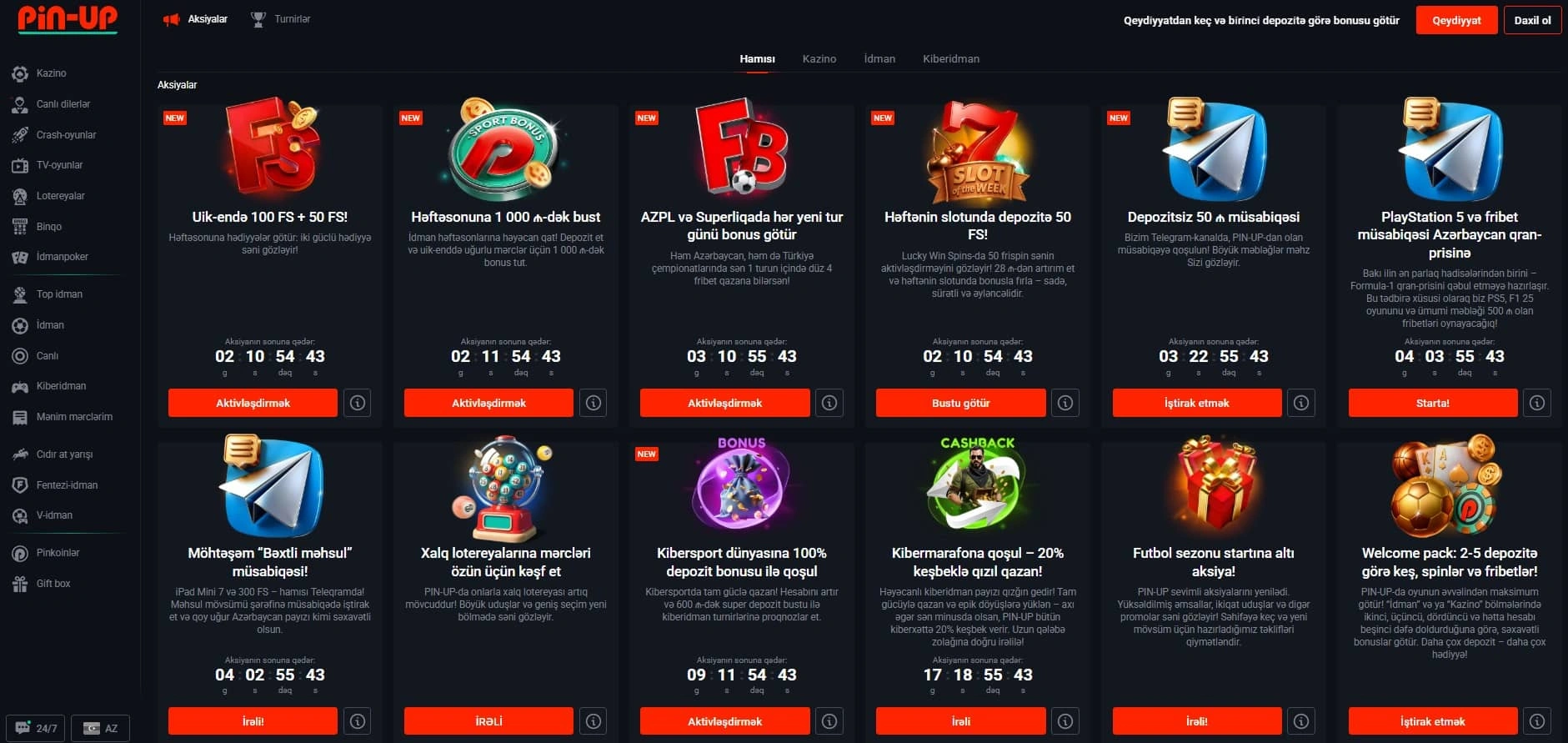 PinUp yukle tətbiqi və bonus əldə etmək: yeni oyunçular üçün imkanlar PinUp yukle tətbiqi və bonus əldə etmək